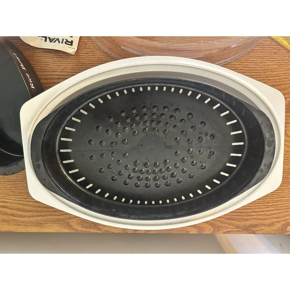 Vintage Rival Automatic Vegetable Food Fish Steamer and Rice Cooker MODEL 4450